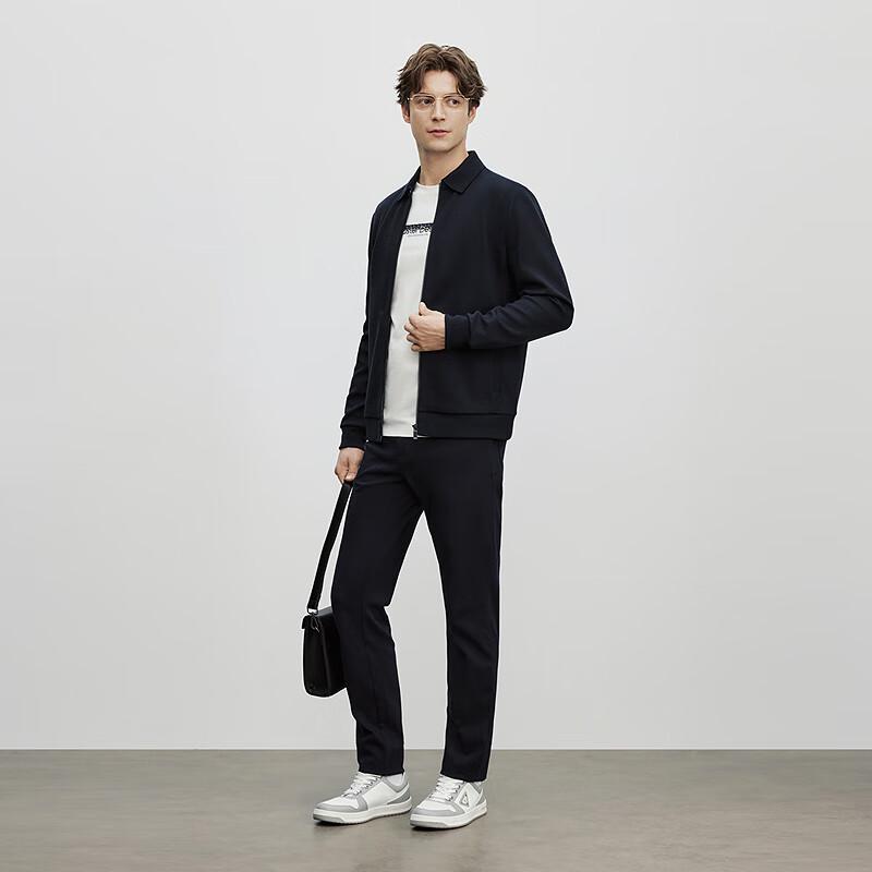 Erdos (EMZ) Men's Casual Knit Polo Collar Jacket