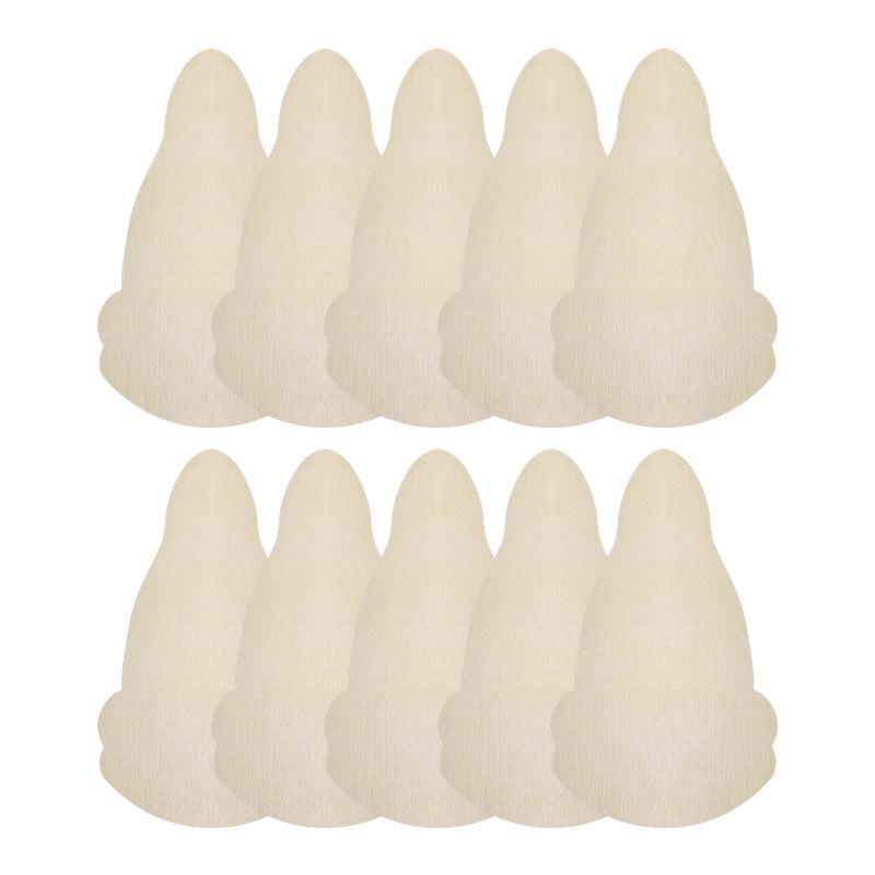 10Pcs Self-Adhesive Lifting Nipple Covers, Non-Woven, Black/Nude/Beige, Invisible & Comfortable