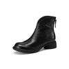Fashion New Autumn Genuine Leather Women Boots Fashion Ankle Boot for Women Short Boots Chunky Heel Botines Mujer Concise Women Shoes