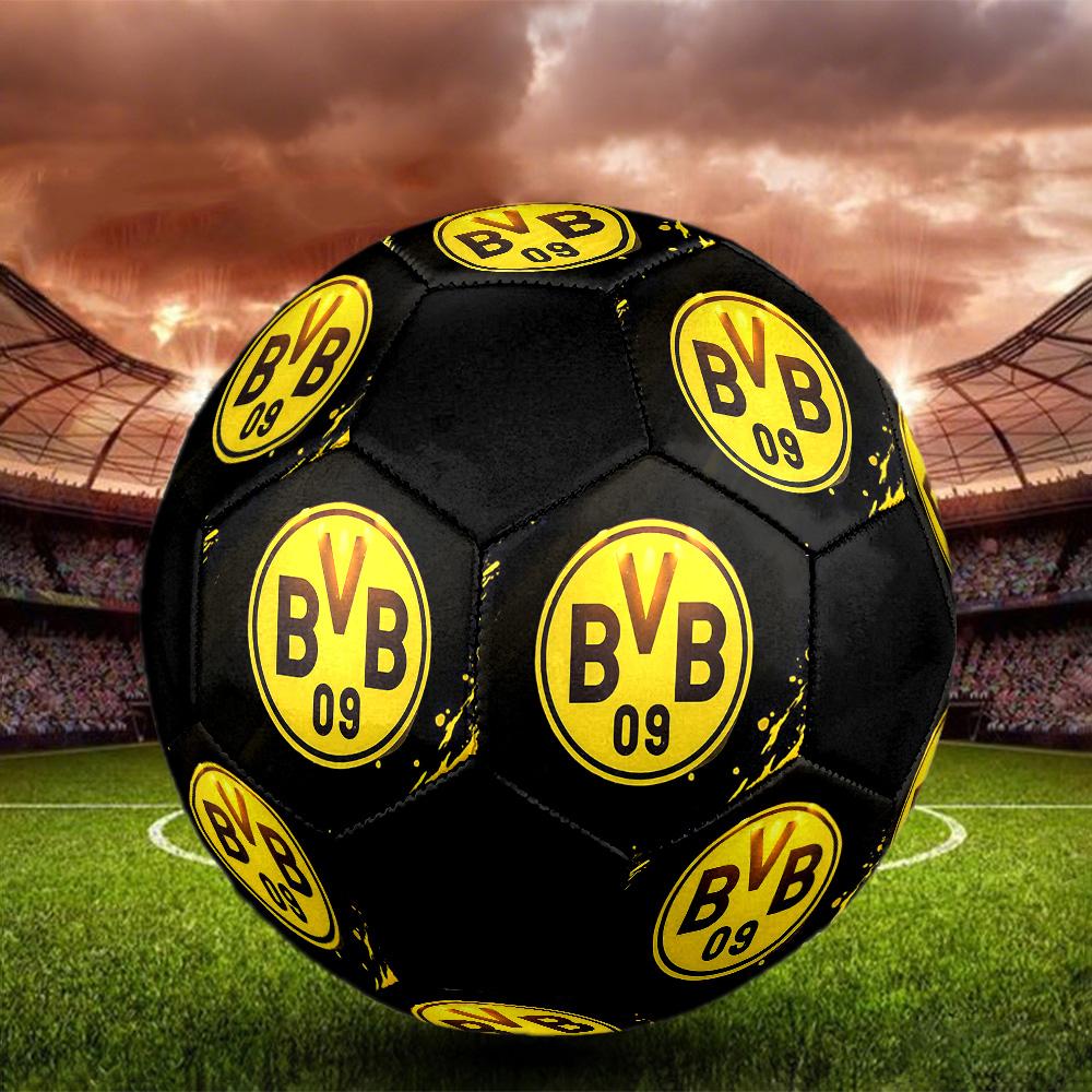 Borussia Dortmund Fußball Bunt Für Alle Altersgruppen Maschinengenäht PVC Wettkampfbereit Langlebig Hoher Rückprall.GRÖSSE5