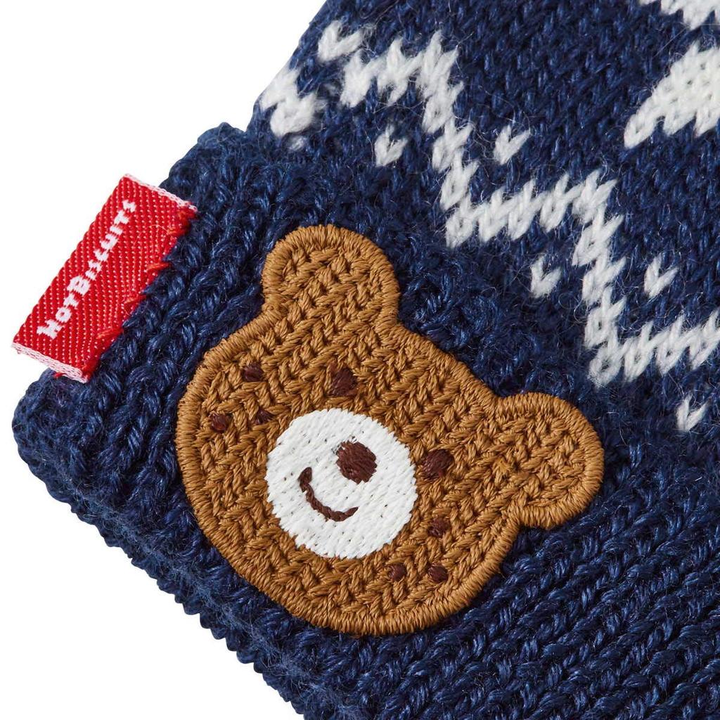 MIKIHOUSE HOT BISCUITS Mittens 73-7602-456 (M 3-5, Navy)