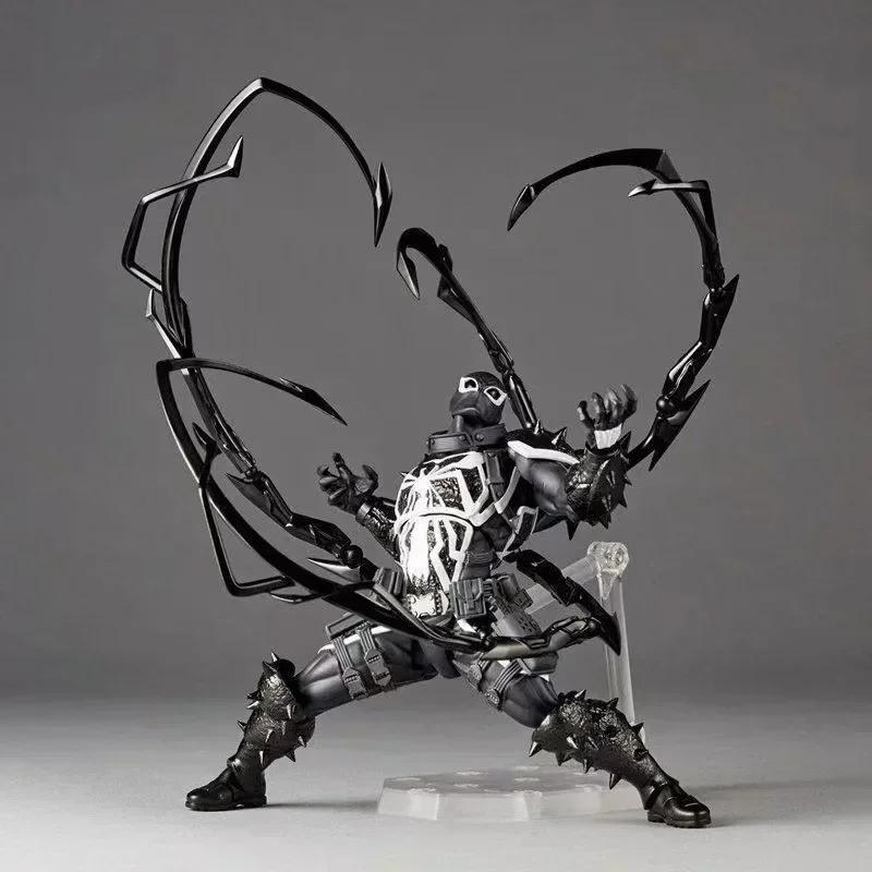 Incroyable Agent Yamaguchi Venom Figurine Kaiyodo Revoltech Figurine Polyvinyl Chloride Collector Mobile Eugene Thompson Ko modèle jouet Gfit