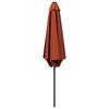 Garden Umbrella with Base 300 X 300 Cm Polyester Rectangular