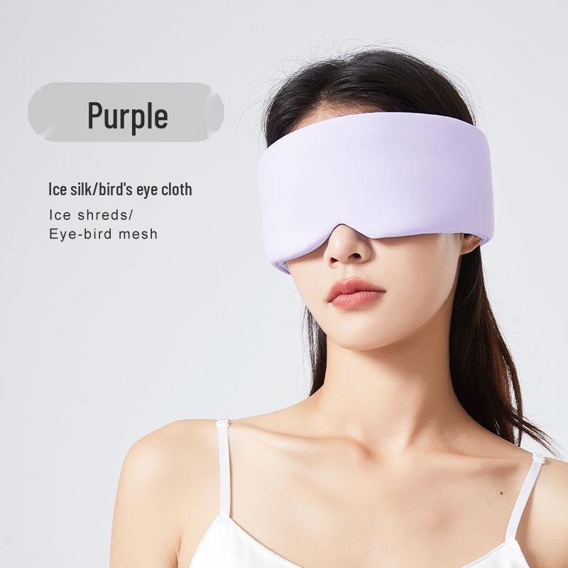 Warm & Cool Dual Sensation Eye Mask for Sleep: Light-Blocking, Full Coverage, Perfect for Office, Travel, and Naps
