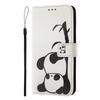 Applicable to Motorola G37 Power mobile phone leather case painted three card flip G67/G77/G87