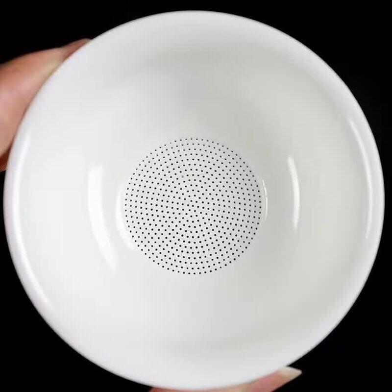 Dehua White Porcelain Kung Fu Tea Strainer