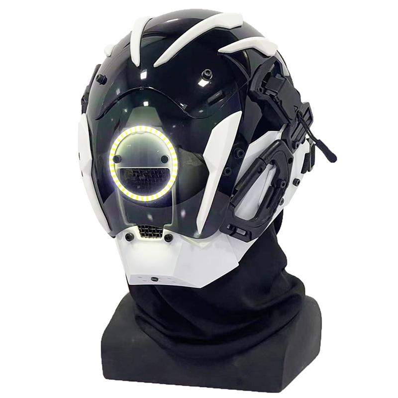 Jaupto Punk Maske Cosplay Für Männer Und Frauen, Techwear Maske, Halloween Maske Passend Party Musikfestival Accessoires