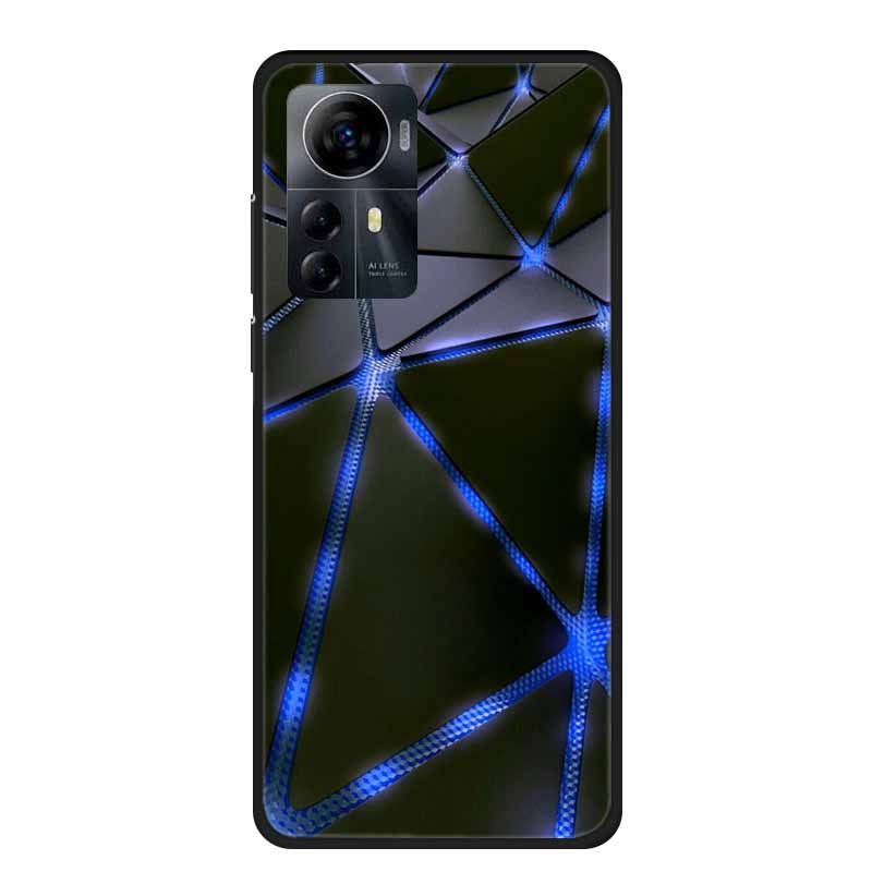For ZTE Blade A72s 4G Case 2023 Fashion Cool Soft TPU Black Silicone Phone Cover for ZTE Optus X Max Back Cases Funda A 72s Etui