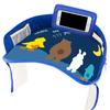 Vassoio da Viaggio per Bambini, Vassoio Attività e Gioco per Seggiolino Auto, Organizer per Bambini e Bambini Piccoli, Tavolino da Ginocchio con Supporto per Tablet e Telefono, Pieghevole