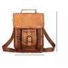School Briefcase Bag Leather Messenger Shoulder Men Satchel Smart Laptop