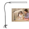 Smart Stepless Dimming LED Desk Lamp 3 Color Temperature 3000K-6000K Clip On Light Foldable Reading 
