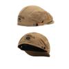 Adjustable Letter Embroidery Beret Flat Painter Cap Fashion Newsboy Cap  Outdoor