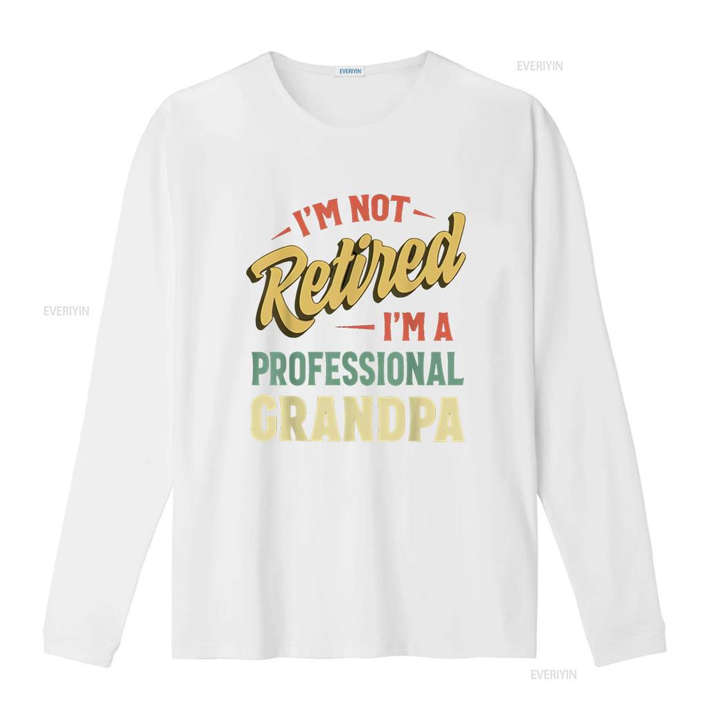 Grandpa T Shirt For Men Funny Fathers Day Retired vintage Washed Stylish designer clothes Slightly Casual Comfortable