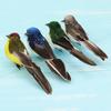 1PC Garden Flower Decoration Artificial Feather Bird, Foam Feather False Sparrow, Imitation Bird Ornaments