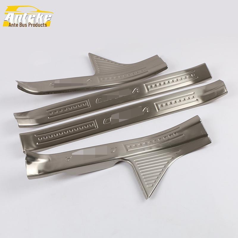 14 Corolla Modelle Kompatibles Türschwellenleisten-, Kofferraumpedal- und Stoßstangen-Modifikationskit