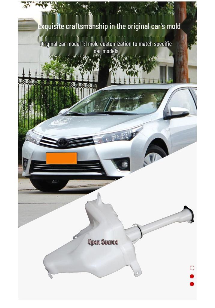 Car Wiper Washer Fluid Reservoir with Motor for 2014 Toyota Corolla, Part No. 85315-02610