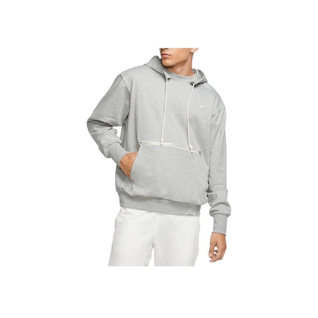 Nike Solid Color Hooded Casual Quick-Dry Long Sleeve Sweatshirt Men sweatshirt Gray CV0865-063