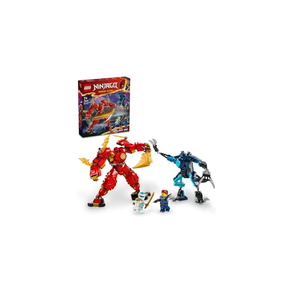 LEGO Ninjago Kai s Elemental Power Mech Suit Building Toy for Kids Ages 7-9