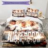 3pcs Bellingham5 Design Cover Set - HD Printed Bedding with 1 Cover and 2 Pillowcases - Perfect for Home and Dorm Decor