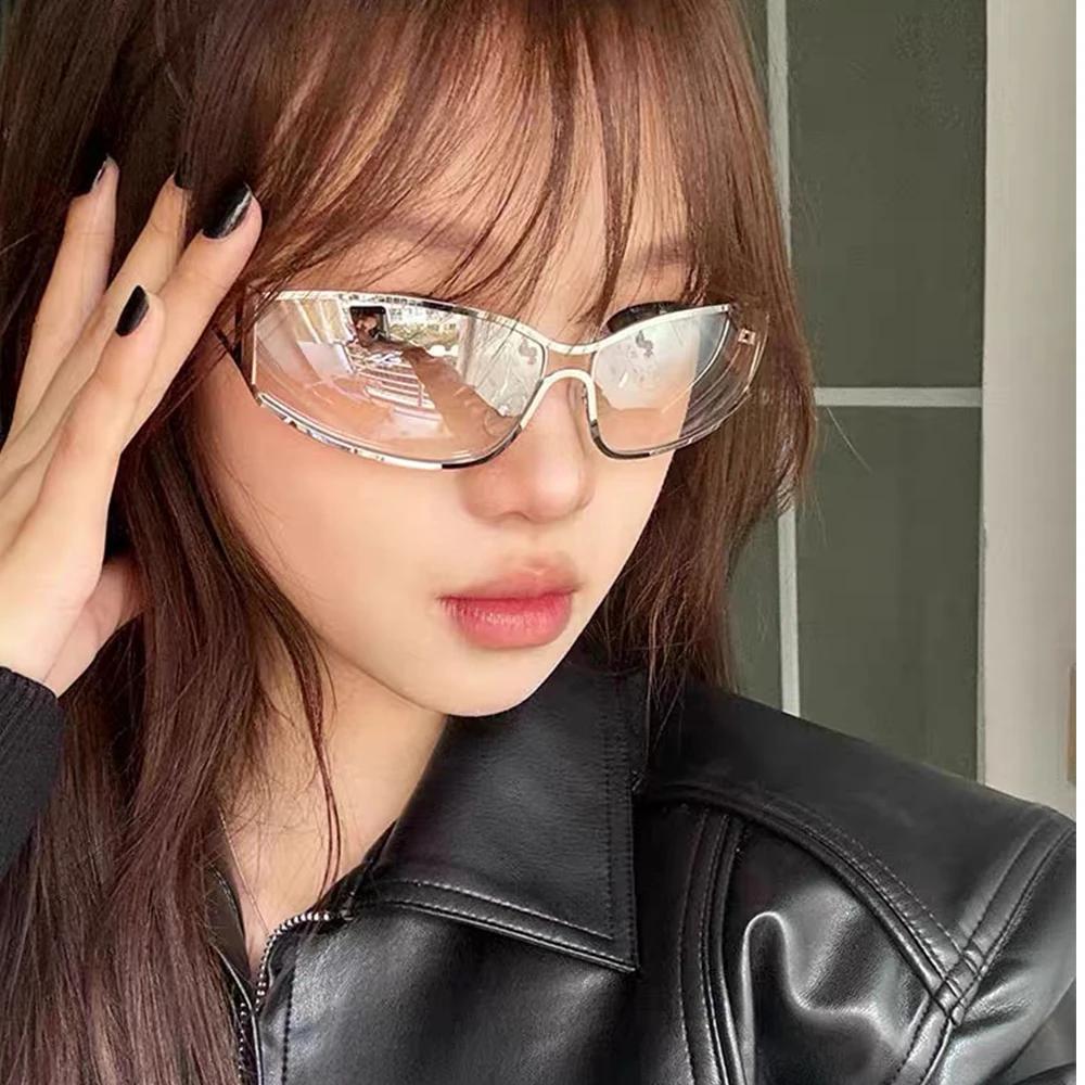 New Punk Goggle Women Sunglasses Men Sports Designer Driving Sun Glasses Vintage Shades Eyewear Female Rideing Eyeglasses