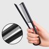 2pcs/set V-shape Flat Comb with Scissors Salon Hair Straightner Brush Professional Haircutting Scissors Home Salon Accessories
