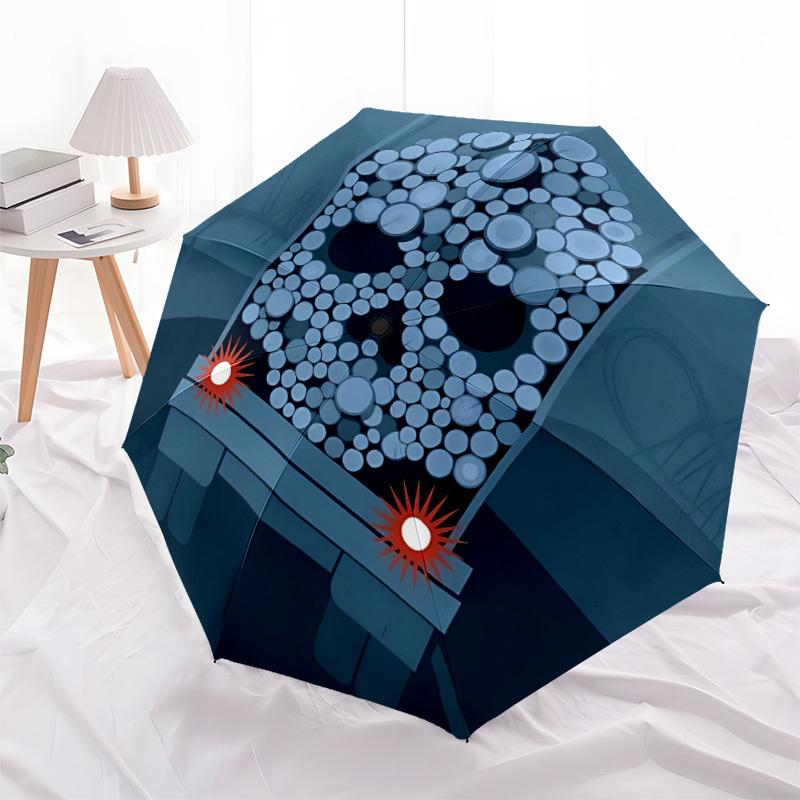 Final Destination: Bloodlines Automatic Open/close Windproof Umbrella, Heavy-Duty Iron Frame, Folding Portable Design, Travel, Everyday Use  0812209