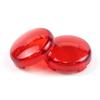 Round Shape Motorcycle Indicator Lens Light Caps Lens Covers Turn Signal Light Caps Kit Set for For Harley