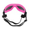 Hundebrille Rosarot Wasserdicht Sonnenschutz Sonnenbrille UV-Schutzbrille PC Gummi Nylon Gurtband Hunde Zubehör Kopfbedeckung Haustierbedarf