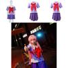 Stylish Future Diary Gasai Yuno Cosplay Costume With Perfect Stitches And Comfort