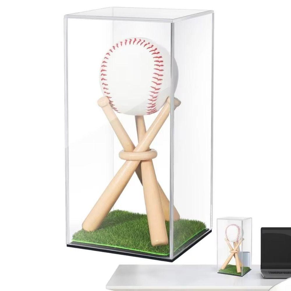 UV Protection Baseball Display Stand Dustproof Baseball Holder Case  Autograph