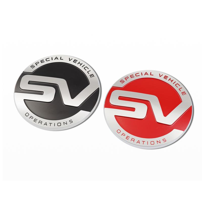 1Pc Metal SVR Car Gear Shift Knob For XJ XE XF F-Pace XJL F-type SVO SVR Emblem Badge Sticker