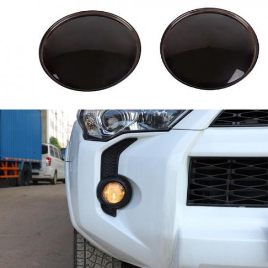 Черные дымчатые накладки на противотуманные фары для 4Runner 2014-