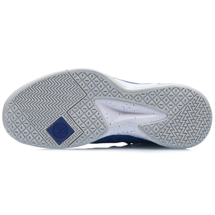 New LiNing Blockade Slip Resistant Cushioning High Top Basketball Shoes Men's Storm Blue ABAP057-5