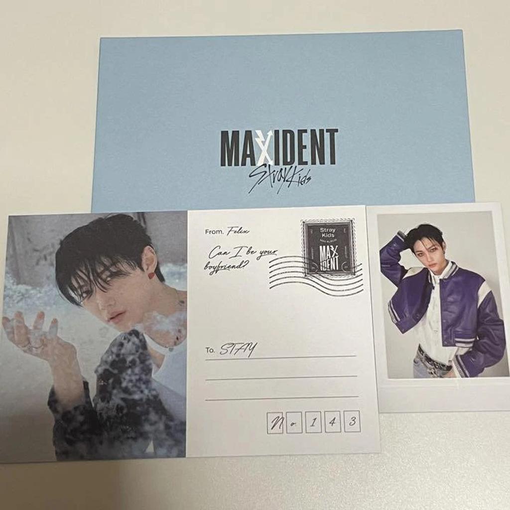 STRAY KIDS MAXIDENT OFFICIAL LOVE LETTER Photo Card SET