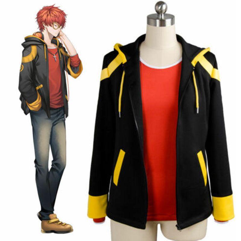 Mystic Messenger 707 Luciel Choi Saeyoung Hoodie Jacket Sweater Costume**
