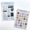 Cute Cartoon Ocean World 3D Jelly Stickers Transparent Resin Gel Self-Adhesive Decoration For Diy Phone Cases Tablet Computers