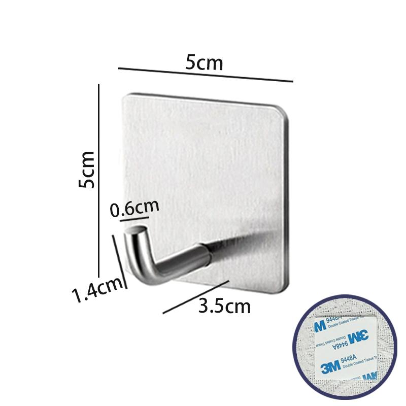 Stainless Sponges Holder Steel Kitchen Self Adhesive Sink Drain Basket Storage Rack Wall Hook Home Organizer Kitchen Accessories