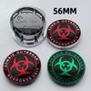 4PCS 56MM Universal Car Wheel Center Hub Cap Rims Dust-proof Cover Hubcaps Sticker For Ford HONDA Nissan Volkswagen Jeep