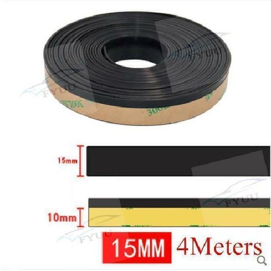 157   x 0.6   Rubber Car Side Door Window Glass Seal Rain Visor Strip Waterproof