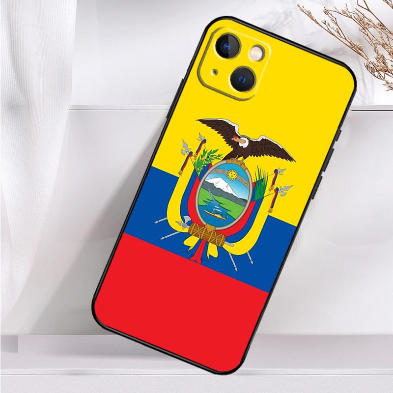 

Ударопрочный чехол с флагом Эквадора для iPhone 17 11 14 15 16 Pro Max Plus 12 13 Mini 16e 17 Air Чехол для телефона iPhone 11Pro MAX