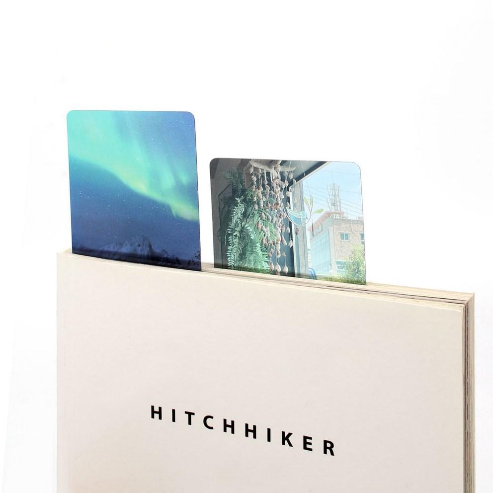Ricos Translucent Photocard Bookmark 4-Piece Set, Sky, 1 Set