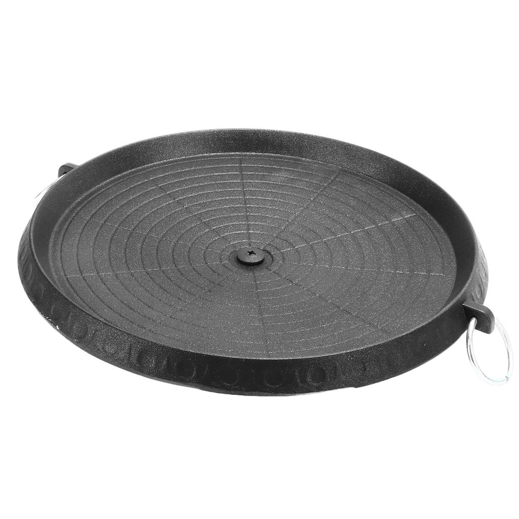 Płyta do grilla z otworem na olej Łatwa do czyszczenia Równomiernie rozprowadza ciepło Odporna na zużycie Dwuwarstwowy grill do koreańskiego BBQ