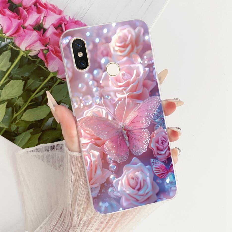 For Xiaomi Mi 8 Pro Case Cute Lion Fashion Painted Cover Soft Slim Phone Case For Xiaomi Mi 8 Lite 8Lite Mi8 Pro Back Cover Bags