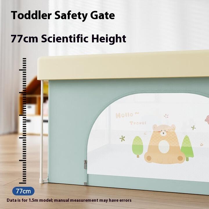 Baby fence Free installation of climbing mat guardrail on the ground Living room fence One-click folding indoor children's game park