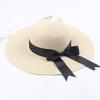 USPOP Women Straw Hats Sun Hats  Female Wide Brim Beach Hat Bow Summer Hat Anti Uv Straw Sun Hats