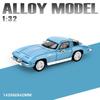 1:32 Scale C8 ZR1X C2 Model Toy Car Metal Diecast Doors Opened Supercar Rear Wheel Pull Back Models Toys Exquisite Gifts