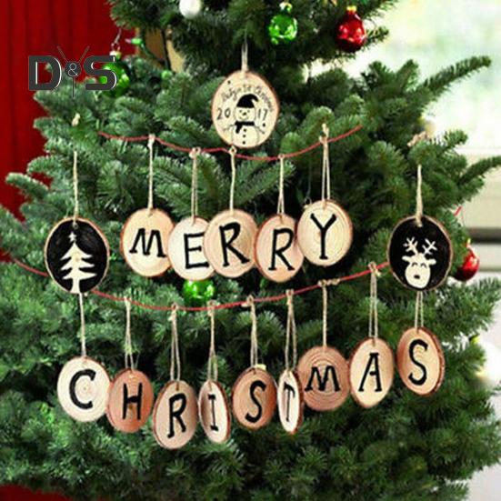 Natural Wood Tree Discs 9-10cm Pre-Drilled Wooden Discs 1cm Thick Smooth Wood Slices for DIY Crafts Wedding Wall Decorations