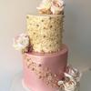 85g Golden Beads Cake Topper for Birthday Wedding Valentine's Day Party DIY Cake Decoration Not Edible for Decoration Only