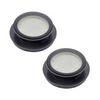 2 Piece Washable Reusable Vacuum Filter For Carpets Hard Floors Long Lasting Plastic Construction