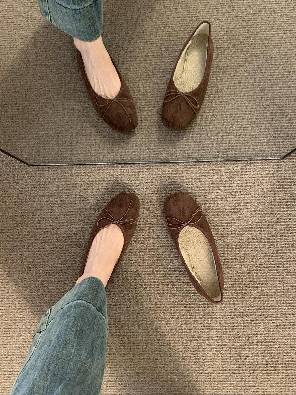 

Новые балетки с квадратной головкой и неглубоким горлом из бархата на плоской подошве, универсальные вечерние туфли с леопардовым принтом, женские туфли 40